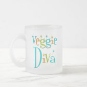 Tasse Givré Rétro diva végétarienne (Gauche)