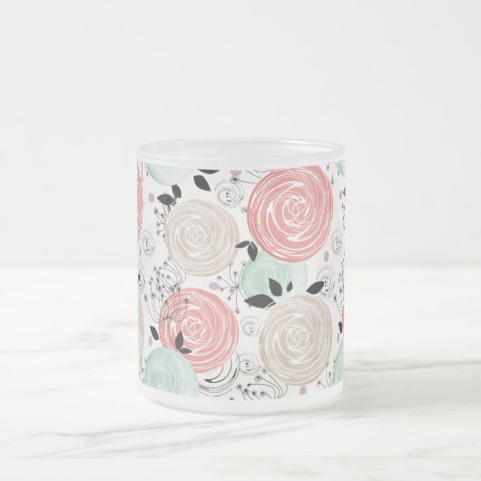 Tasse Givré Rétro, rose (Centre)