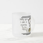 Tasse Givré Rétro T-shirts et cadeaux de bonne d'enfants (Devant droit)