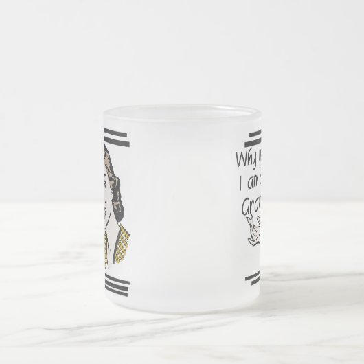 Tasse Givré Rétros T-shirts et cadeaux de gramme (Centre)