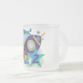 Tasse Givré Rocket Ship 2e Anniversaire T-shirts et cadeaux (Devant droit)