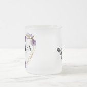 Tasse Givré Romantic pink abstract garden and butterfly (Centre)