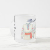 Tasse Givré Roots Roumain Costume folklorique Attire tradition (Devant gauche)