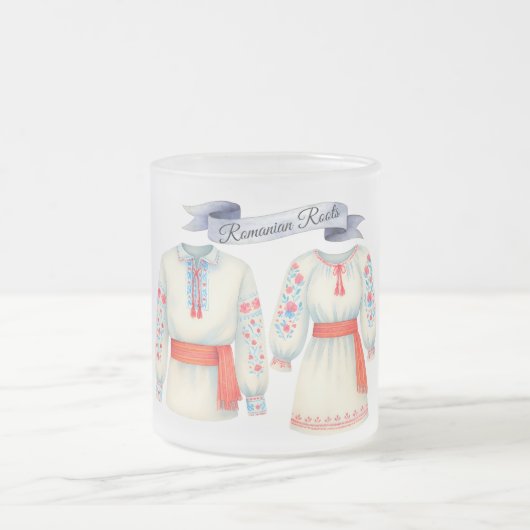 Tasse Givré Roots Roumain Costume folklorique Attire tradition (Centre)