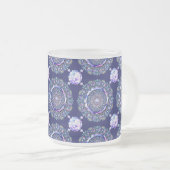 Tasse Givré Rosace bleue (Devant droit)
