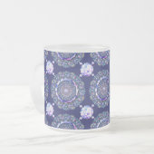 Tasse Givré Rosace bleue (Devant gauche)