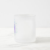 Tasse Givré Rose arc-en-ciel coloré (Centre)