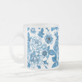 Tasse Givré Rose bleu (Gauche)