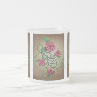 Tasse Givré Rose Cartouche