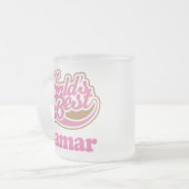 Tasse Givré Rose de cadeau de Mamar (Devant gauche)
