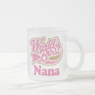 Tasse Givré Rose de cadeau de Nana