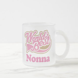 Tasse Givré Rose de cadeau de Nonna