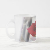 Tasse Givré Rose rouge 2 (Gauche)