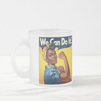 Tasse Givré Rosie the Riveter African American Lady
