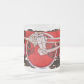 Tasse Givré Roues de train à vapeur vintage (Centre)