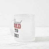 Tasse Givré Rouge et Noir Fier Papa d'être tshirts et cadeaux (Devant gauche)
