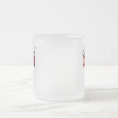 Tasse Givré Rouge et Noir Fier Papa d'être tshirts et cadeaux (Centre)