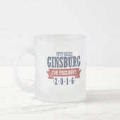 Tasse Givré Ruban certifié de Ruth Bader Ginsburg 2016 (Gauche)