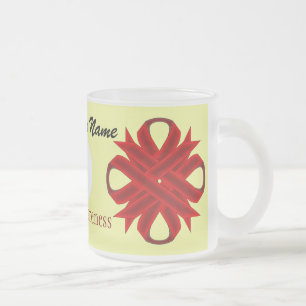 Tasse Givré Ruban de trèfle de Bourgogne Tmpl par Kenneth Yonc