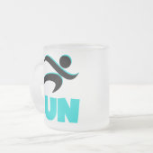 Tasse Givré RUN Aqua (Devant gauche)