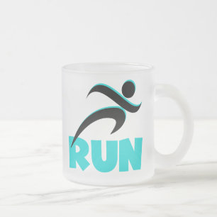 Tasse Givré RUN Aqua