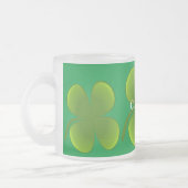 Tasse Givré Saint Patrick, Shamrock vert (Gauche)