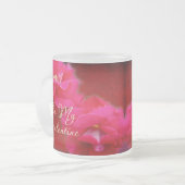 Tasse Givré Saint-Valentin - Romance et Roses rouges (Devant gauche)