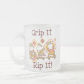 Tasse Givré Saisissez-le et déchirez-le faisant de la planche (Gauche)