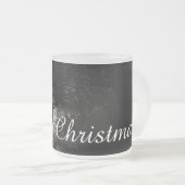 Tasse Givré Salutations de Noël avec Witch House (Devant droit)