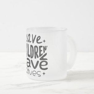 Tasse Givré Sauver les enfants, sauver des vies