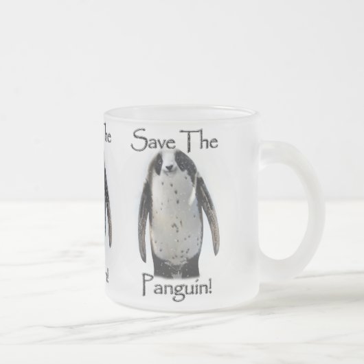 Tasse Givré Sauvez le Panguin ! (Droit)