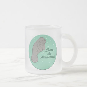 Tasse Givré Sauvez les Manatees !
