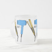 Tasse Givré Sèche-cheveux & lisseuse-cheveux illustration (Devant gauche)