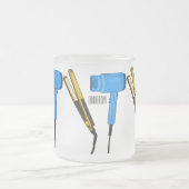 Tasse Givré Sèche-cheveux & lisseuse-cheveux illustration (Centre)