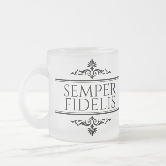 Tasse Givré Semper Fidelis (Gauche)