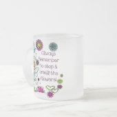 Tasse Givré Sentez les fleurs (Devant gauche)