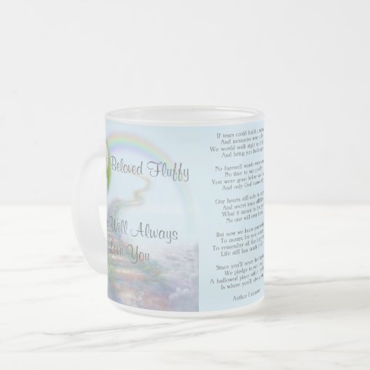 Tasse Givré Si les larmes pouvaient construire un monument com (Devant gauche)