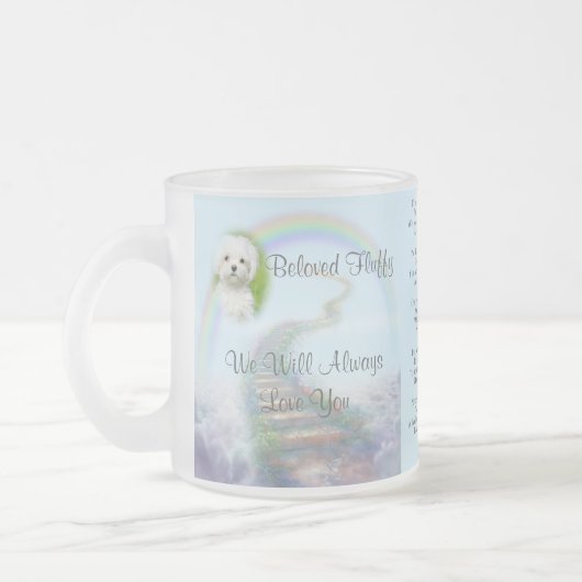 Tasse Givré Si les larmes pouvaient construire un monument com (Gauche)