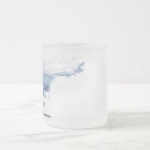 Tasse Givré Silhouette de Manta ray (Centre)