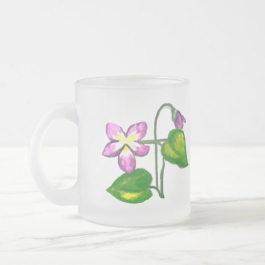 Tasse Givré Simple élégance Humble Violet (Gauche)