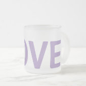 Tasse Givré simple minimum ajouter votre nom MONOGRAM GROOMSME (Devant droit)