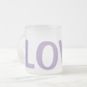 Tasse Givré simple minimum ajouter votre nom MONOGRAM GROOMSME (Devant gauche)