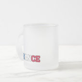 Tasse Givré Simple moderne France National Drapeau (Devant gauche)