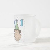 Tasse Givré Singe dans le Casquette du Parti 1er Anniversaire (Devant droit)