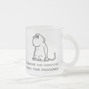 Tasse Givré Singe de bande dessinée