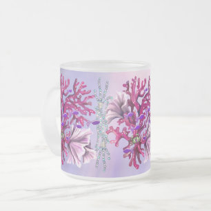 Tasse Givré Sirène de mer violette