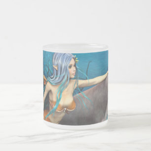 Tasse Givré Sirène et dauphin