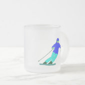 Tasse Givré Ski de neige (Devant droit)