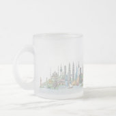 Tasse Givré Skyline du monde (Gauche)