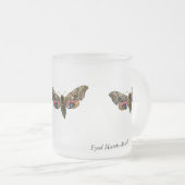 Tasse Givré Smerinthus ocellata - Eyed Hawk-Moth - Color Image (Devant droit)